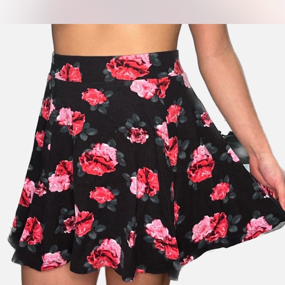 Divided by H&M floral skater skirt